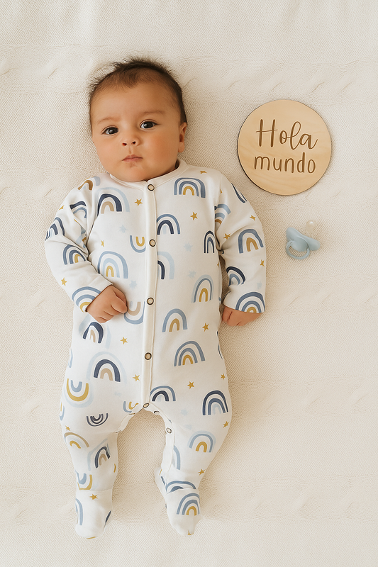 Enterito Clásico Blanco Arcoíris 🌈