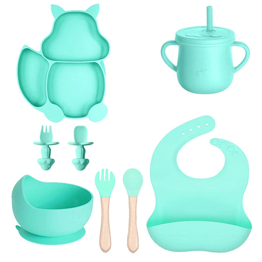 Juego de Alimentacion Complementaria Ardilla 9 pcs