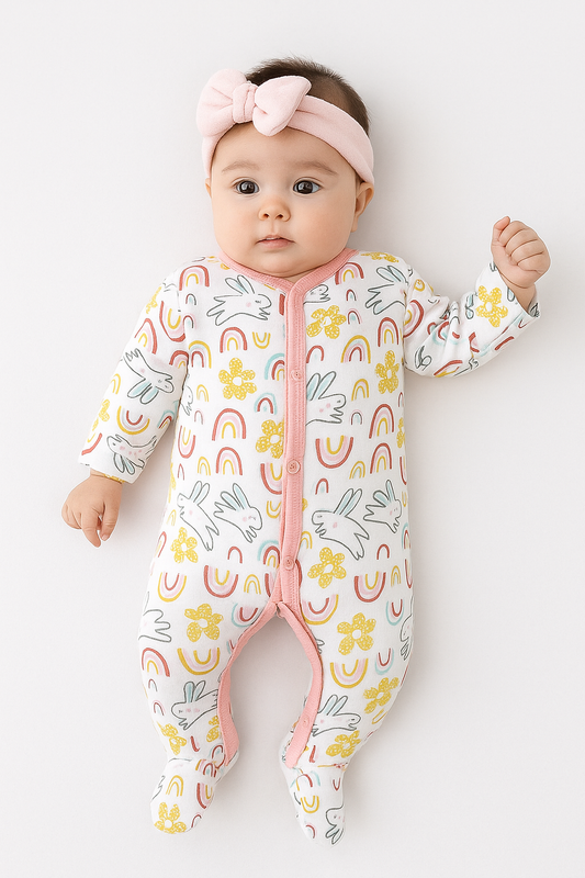 Enterito Clásico Arcoíris Rosa/Amarillo 🌈💕