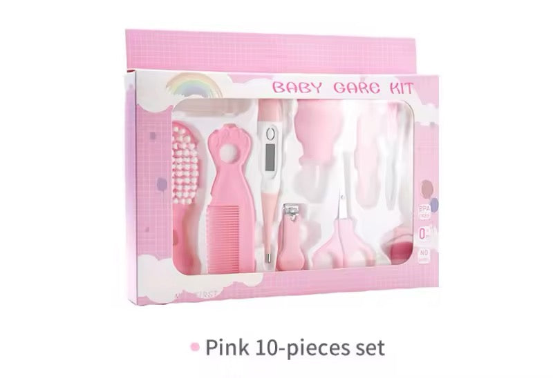 KIT DE CUIDADOS Y ASEO DE BEBÉS 10 PIEZAS