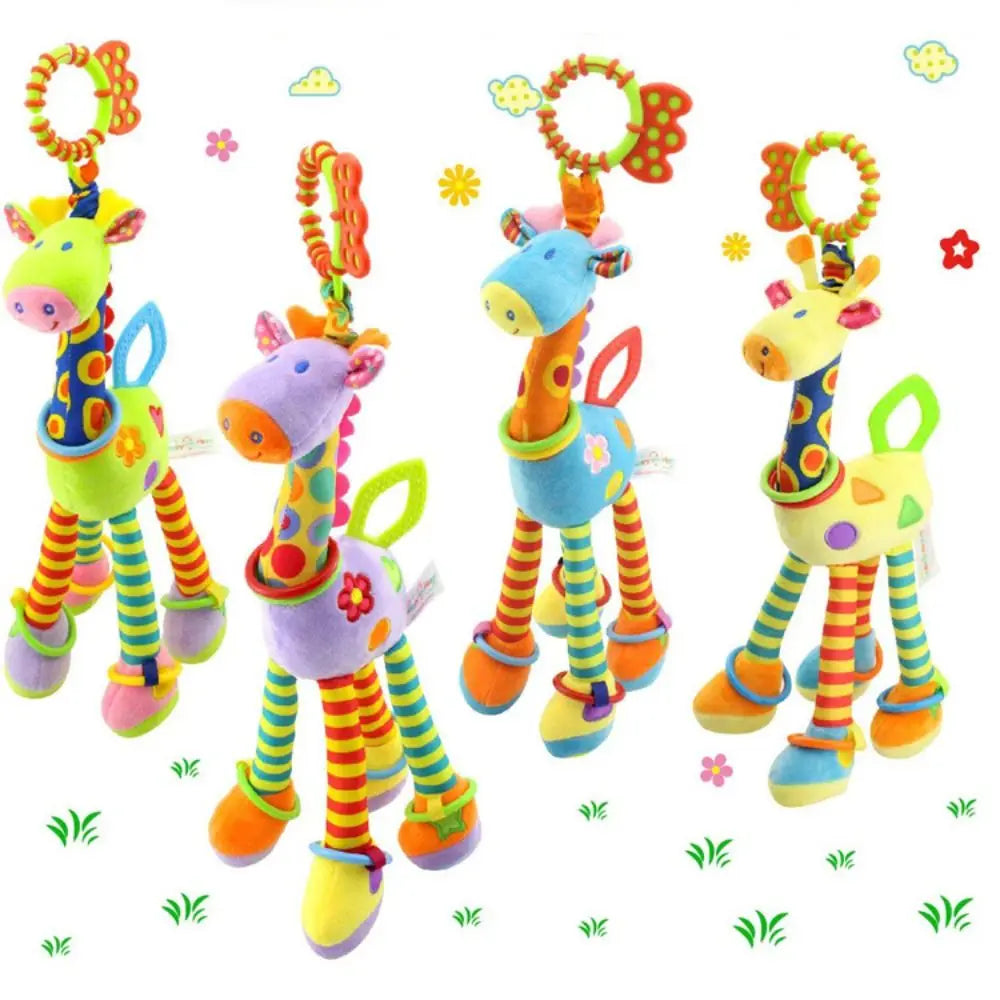 Peluche Colgante Sonajero de jirafa