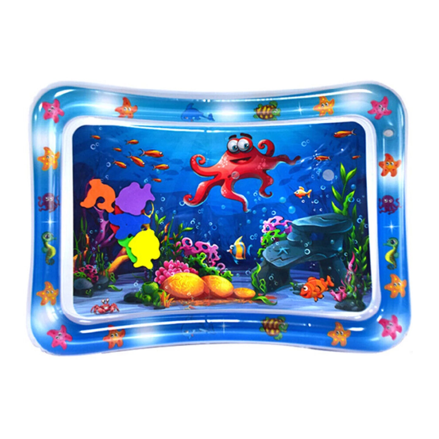 Alfombra sensorial de agua inflable