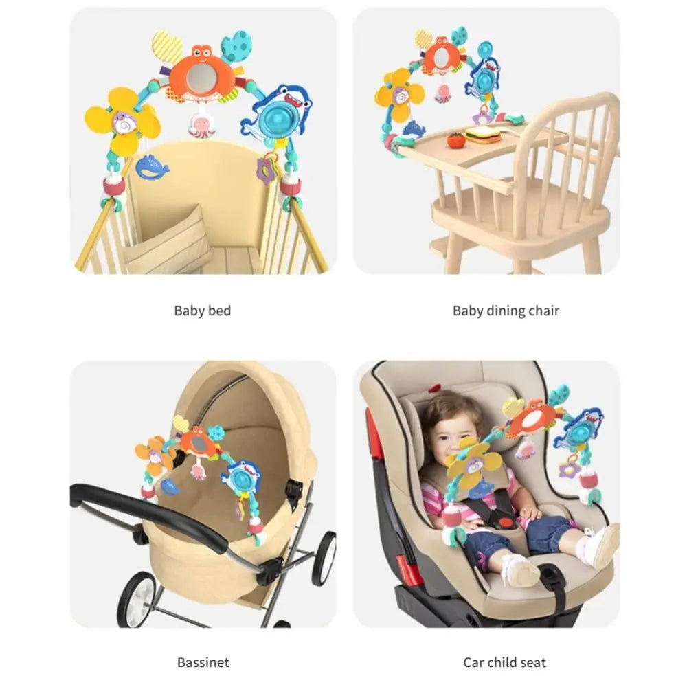 Arco Musical de Dibujos animados para Cochecito de bebé