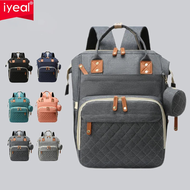 Bolsa de pañales Impermeable con porta USB de Gran capacidad