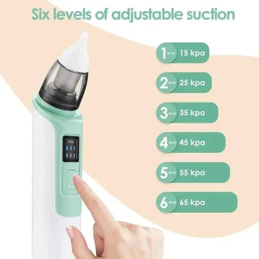 Aspirador Nasal eléctrico recargable para bebés