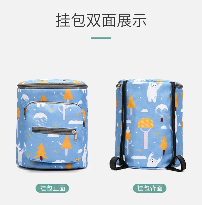 Stroller Organizer Bags Mummy Large Capacity Travel Hanging Bag Bottle Holder Pram Diaper Bags Baby Stroller Accessories Gifts