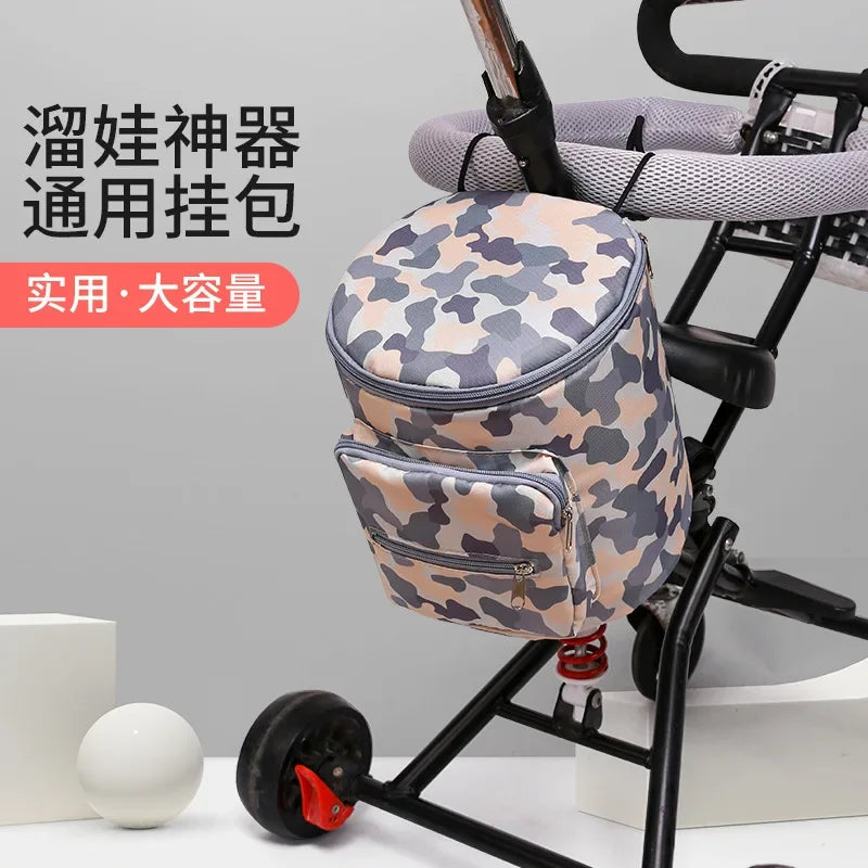 Stroller Organizer Bags Mummy Large Capacity Travel Hanging Bag Bottle Holder Pram Diaper Bags Baby Stroller Accessories Gifts