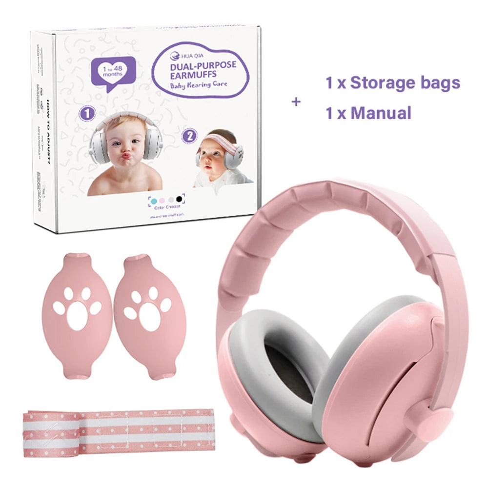 Diademas para Protección auditiva para bebés 2 en 1