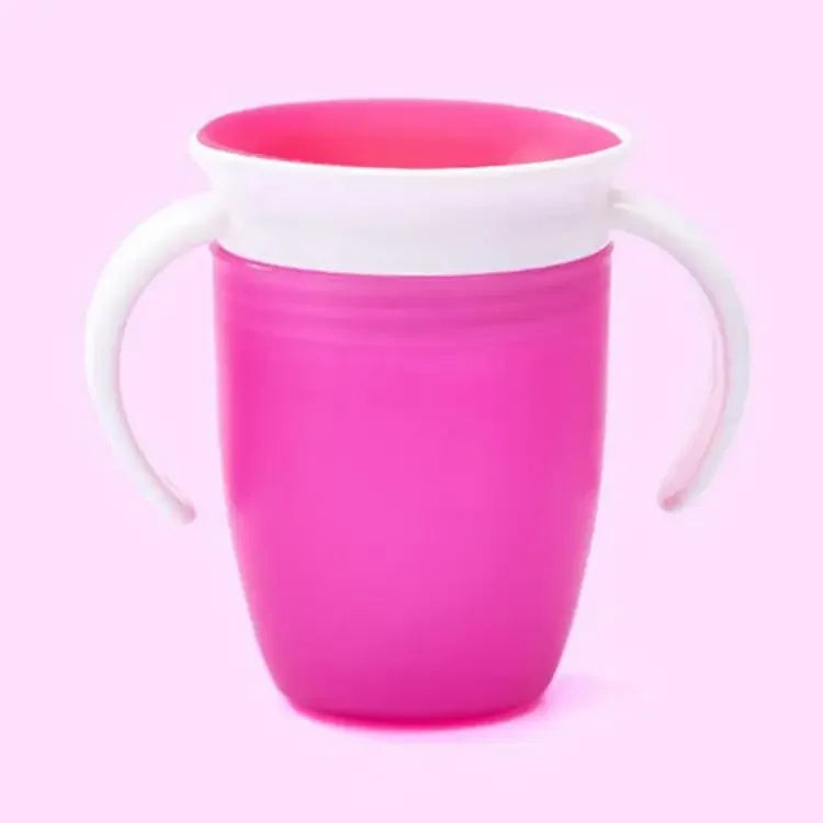 Vaso de aprendizaje para bebés con tapa antiderrame