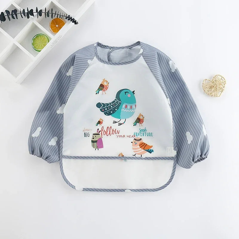 Babero Camiseta Manga Larga impermeable