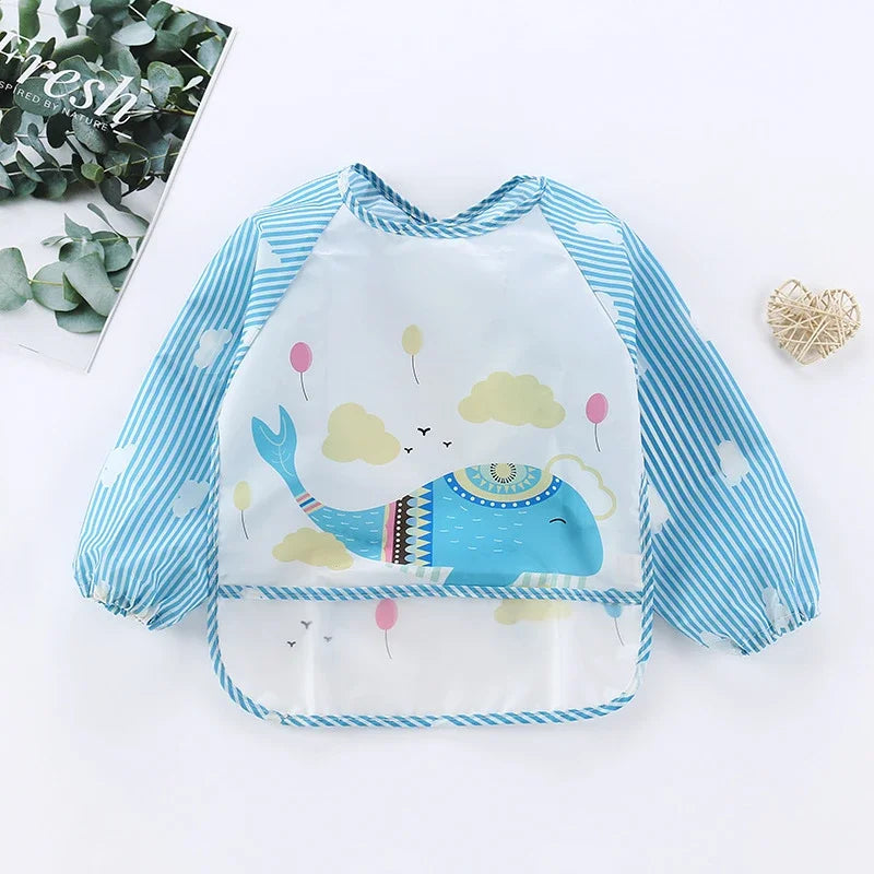 Babero Camiseta Manga Larga impermeable