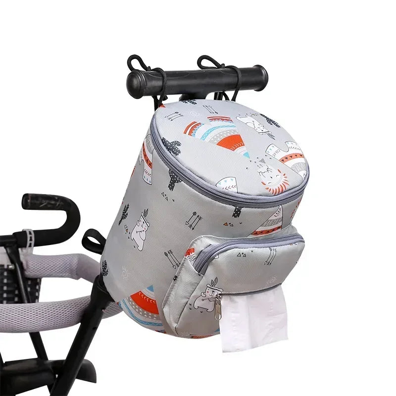 Stroller Organizer Bags Mummy Large Capacity Travel Hanging Bag Bottle Holder Pram Diaper Bags Baby Stroller Accessories Gifts