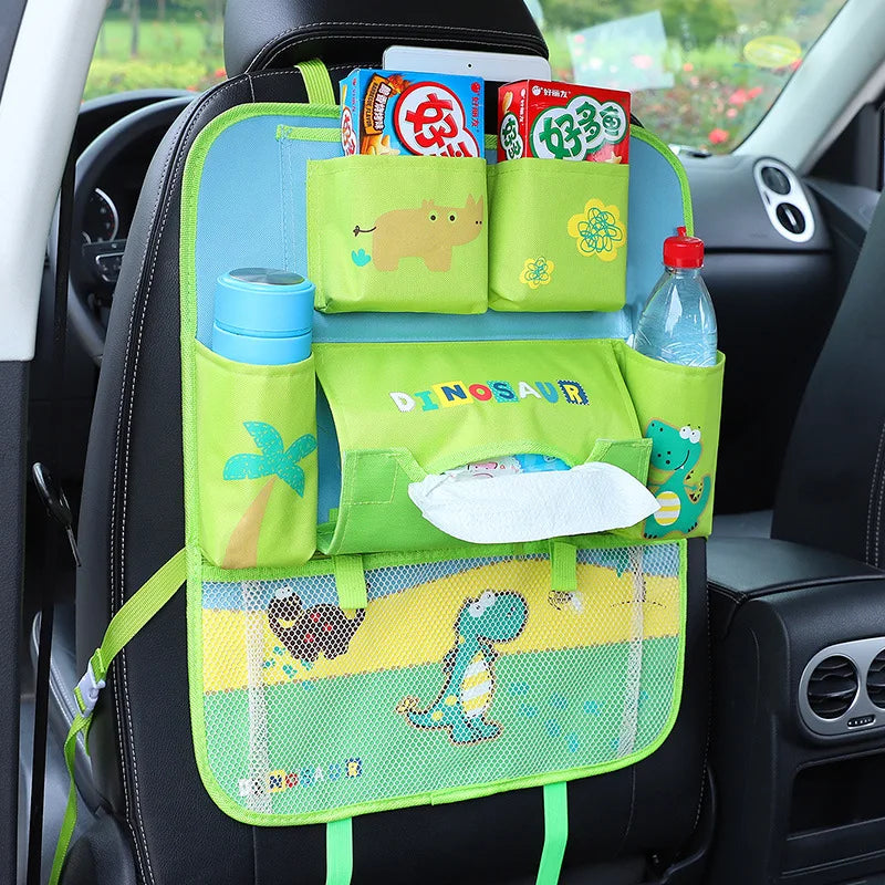 Bolsa de almacenamiento con respaldo para asiento de coche