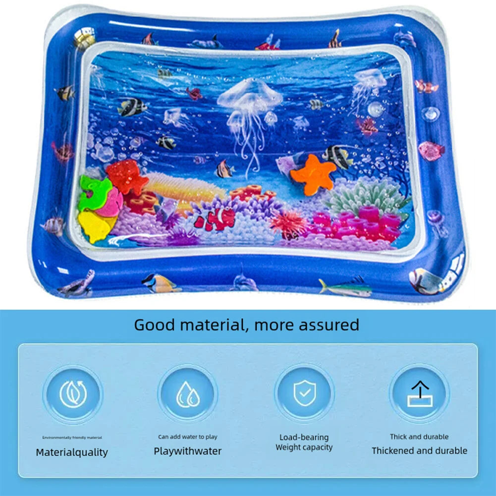 Alfombra sensorial de agua inflable
