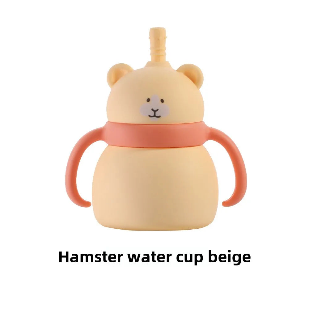 Vaso de Silicona con asas forma de animalitos