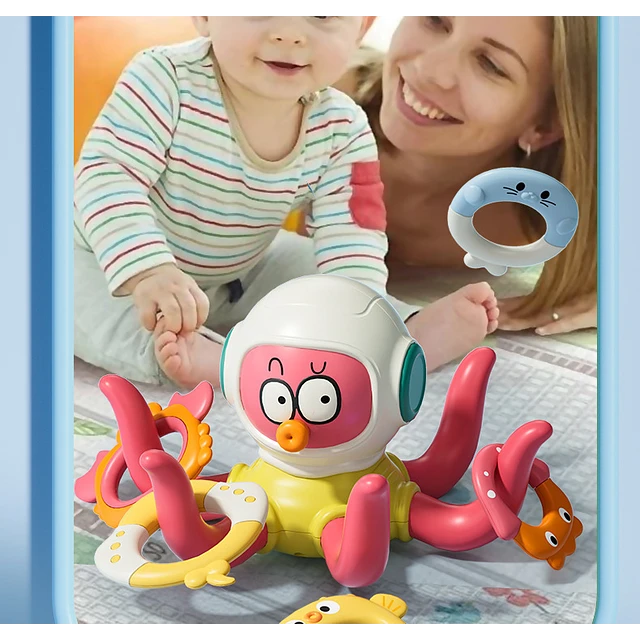 Juguete de Aros para ducha Diseño Pulpo