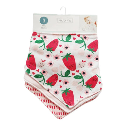 Pack de 3 Piezas Baberos Bandanas Absorbentes