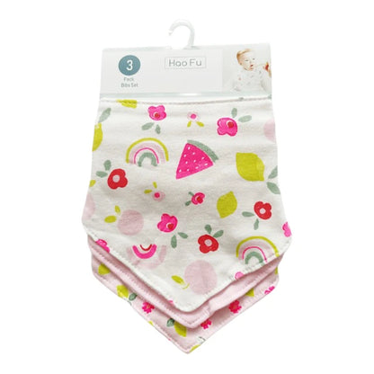 Pack de 3 Piezas Baberos Bandanas Absorbentes
