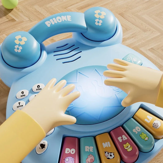Juguete Didáctico Musical Con Luz Diseño Teléfono