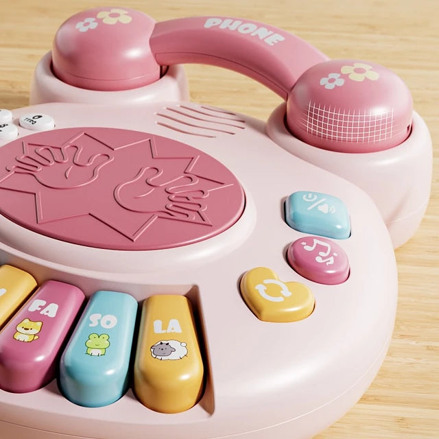 Juguete Didáctico Musical Con Luz Diseño Teléfono