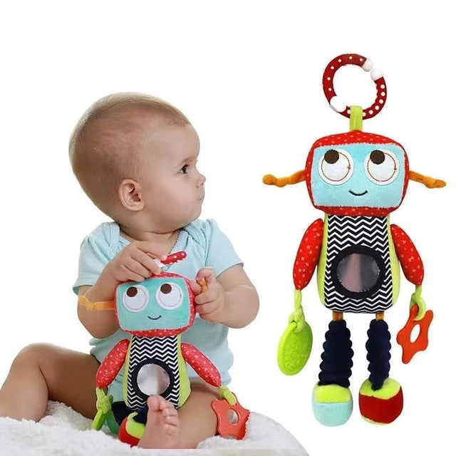 Robot Juguete Colgante Mordedor para Coche y Cuna