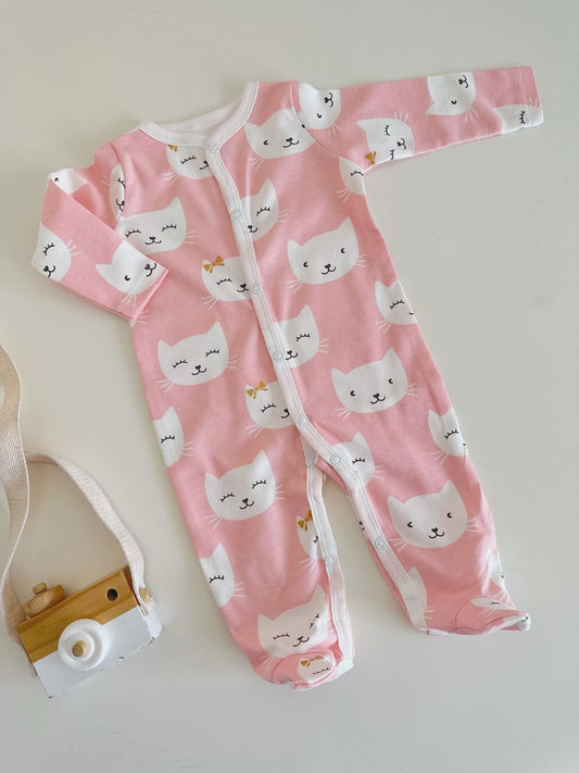 Enterito Clásico Gatitos Rosado 🐱🩷