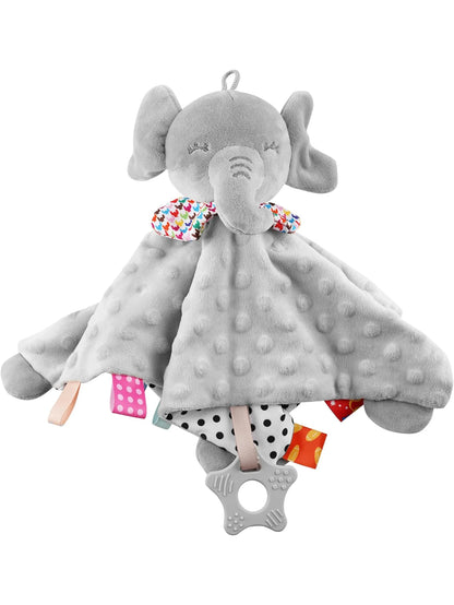 Peluche Sensorial / Mordedor Elefante de Apego decorativo