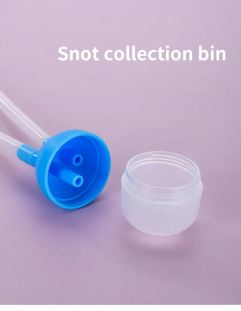 Aspirador Nasal de silicona para bebés de 3 piezas con pinzas y juego de cepillos