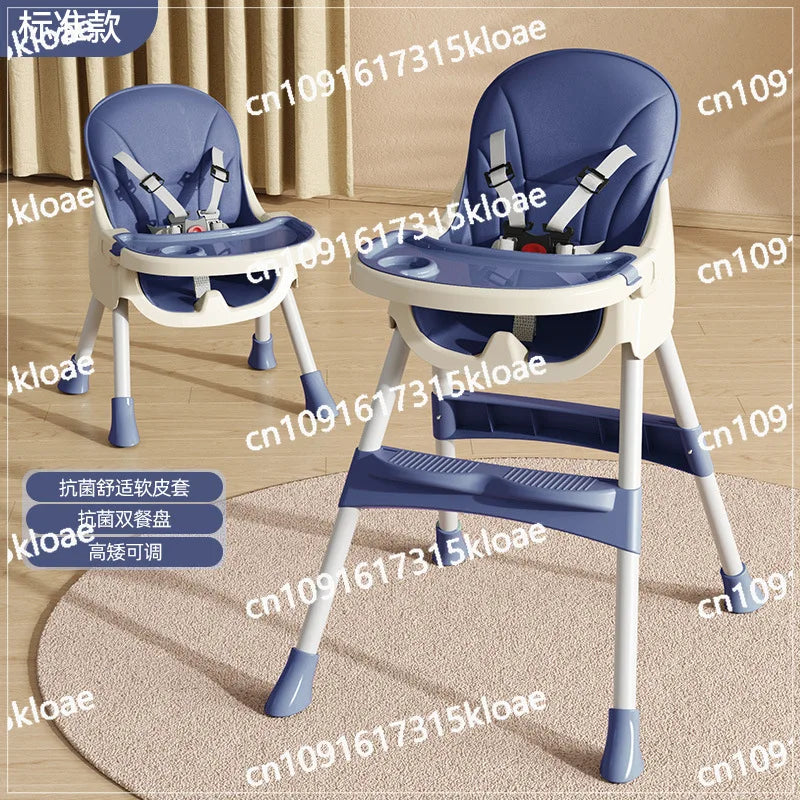 Silla de bebé plegable multifuncional para comer portátil