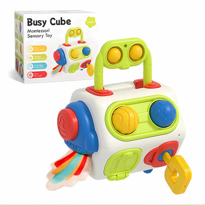 Cubo de actividades 9 en 1 para bebés juguete Montessori