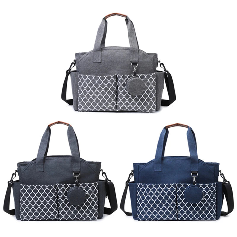 Bolsa multifuncional para cochecito de bebé organizadora para pañales para recién nacidos