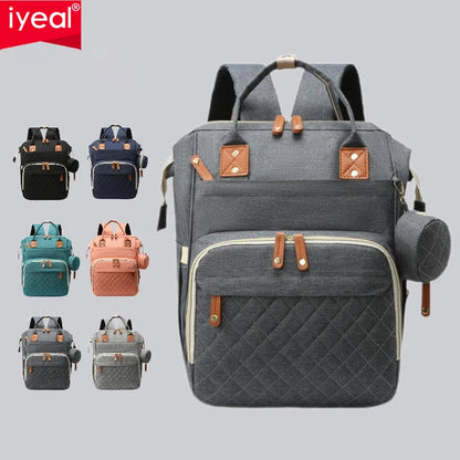 Bolsa de pañales Impermeable con porta USB de Gran capacidad