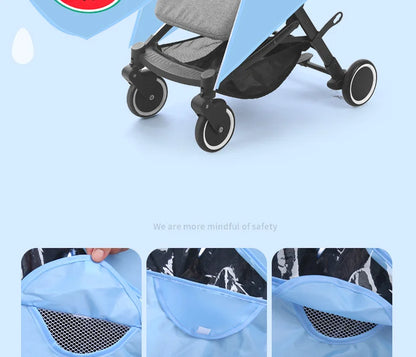 Cubre coche Impermeable para cochecito de bebé a prueba de vientos