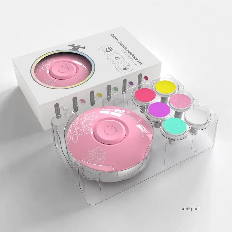 Recortador de uñas eléctrico redondo