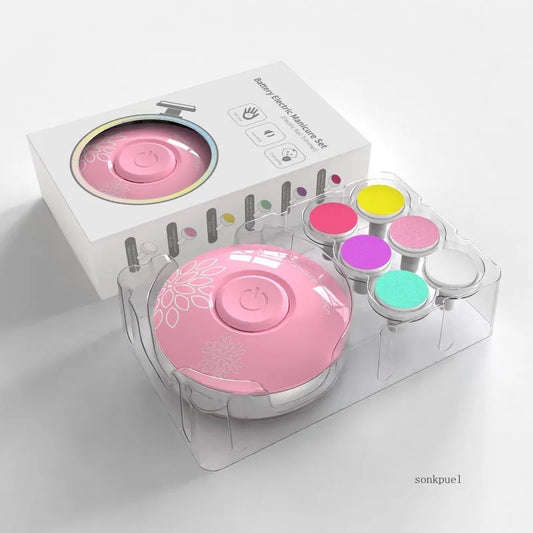 Recortador de uñas eléctrico redondo