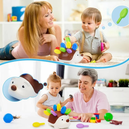 Juguete sensorial de Motricidad Fina, Erizo Montessori