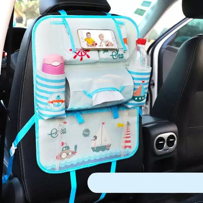Bolsa de almacenamiento con respaldo para asiento de coche