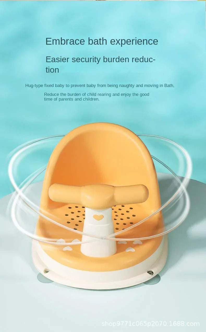 Asiento de ducha para niños, Soporte de ducha portátil para recién nacidos y niños