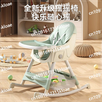 Silla de bebé plegable multifuncional para comer portátil