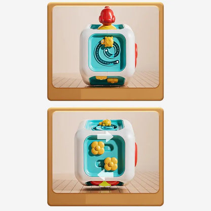 Cubo de actividades sensorial