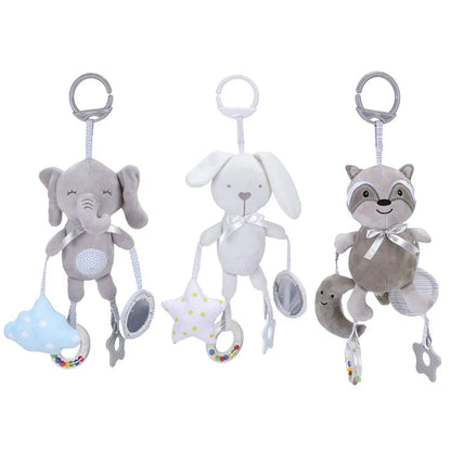 Colgante Sonajero de peluche con Mordedor para bebés