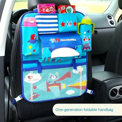 Bolsa de almacenamiento con respaldo para asiento de coche