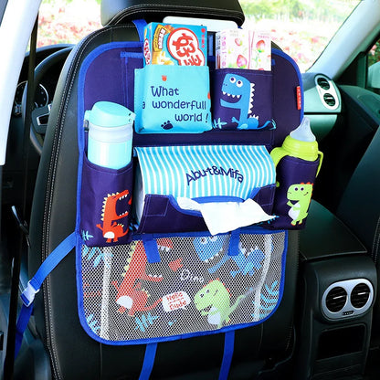Bolsa de almacenamiento con respaldo para asiento de coche