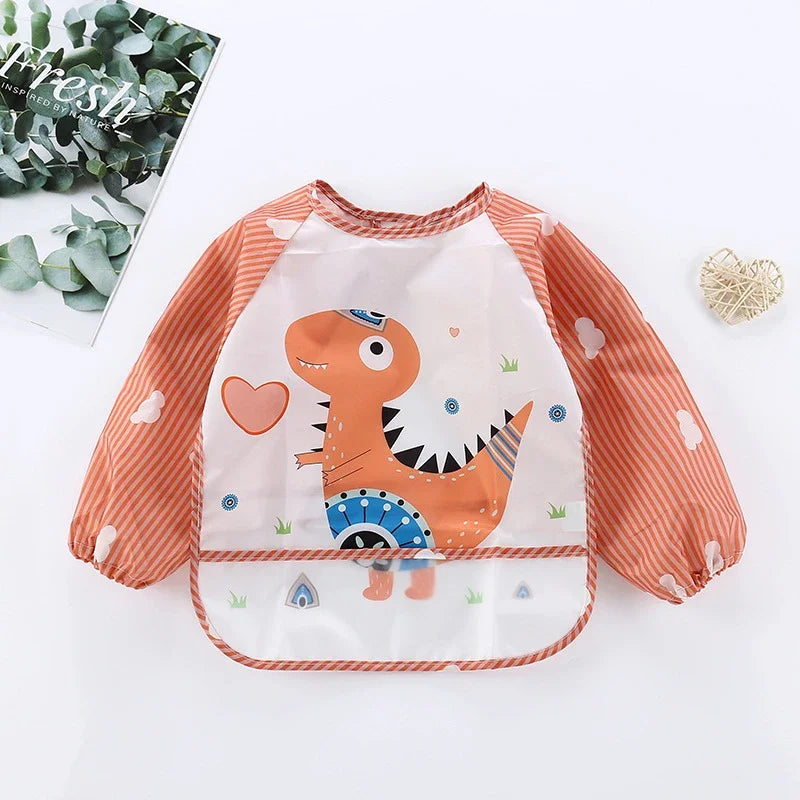 Babero Camiseta Manga Larga impermeable