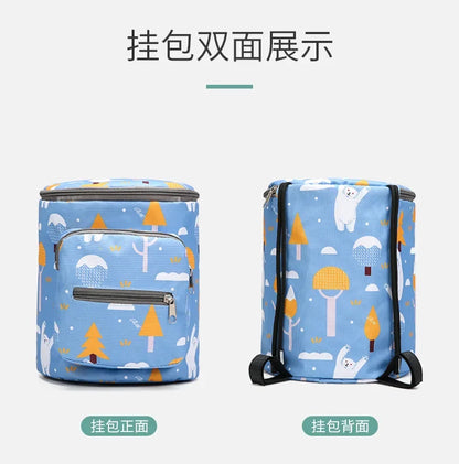 Stroller Organizer Bags Mummy Large Capacity Travel Hanging Bag Bottle Holder Pram Diaper Bags Baby Stroller Accessories Gifts