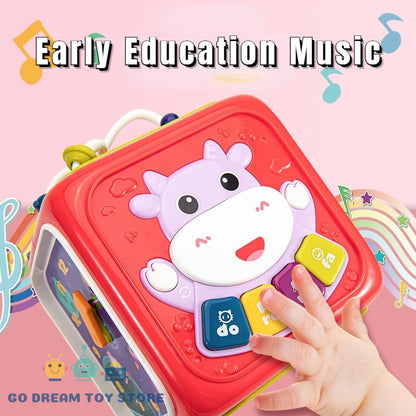 Cubo Musical Clasificador de formas para bebés 6 en 1