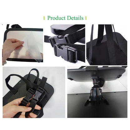 Espejo retrovisor ajustable para asiento trasero de automóvil