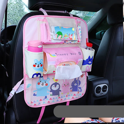 Bolsa de almacenamiento con respaldo para asiento de coche