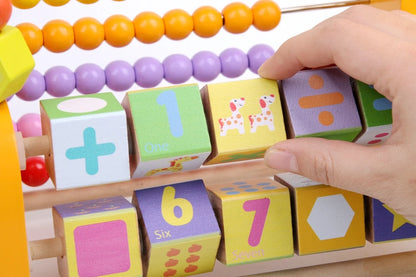 Juguete Educativo ábaco de Madera multifunción