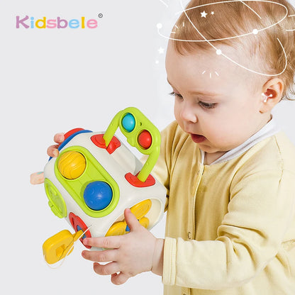 Cubo de actividades 9 en 1 para bebés juguete Montessori